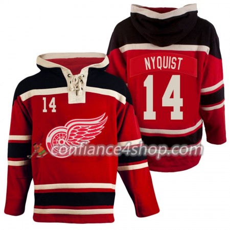 Adidas Maillot de Hockey Detroit Red Wings Gustav Nyquist 14 Rouge Sawyer Chandails à capuchon - Homme